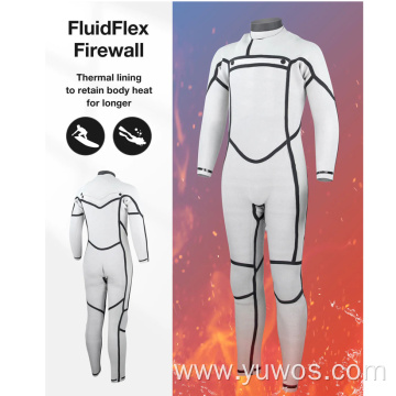 5/4mm mens chest zip fullsuits diving wetsuits